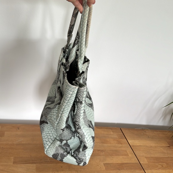 CHRISTIAN DIOR Python + Metal Shoulder Bag - Picture 9 of 12